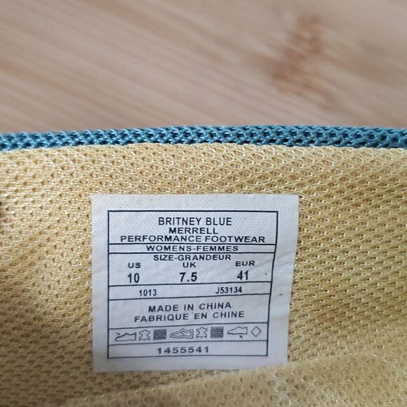 Merrell Enlighten Vex Britney Blue Turquoise Flats Mary Janes Women's 10 - Picture 11 of 11